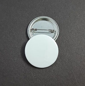 UV Baskı İçin 44 mm Buton Rozet