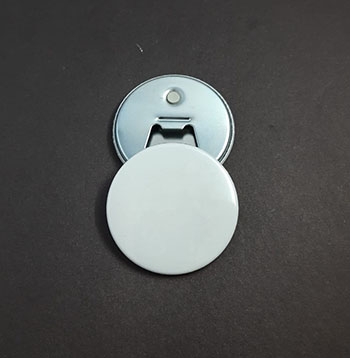 UV Baskı İçin 58 mm Buton Rozet